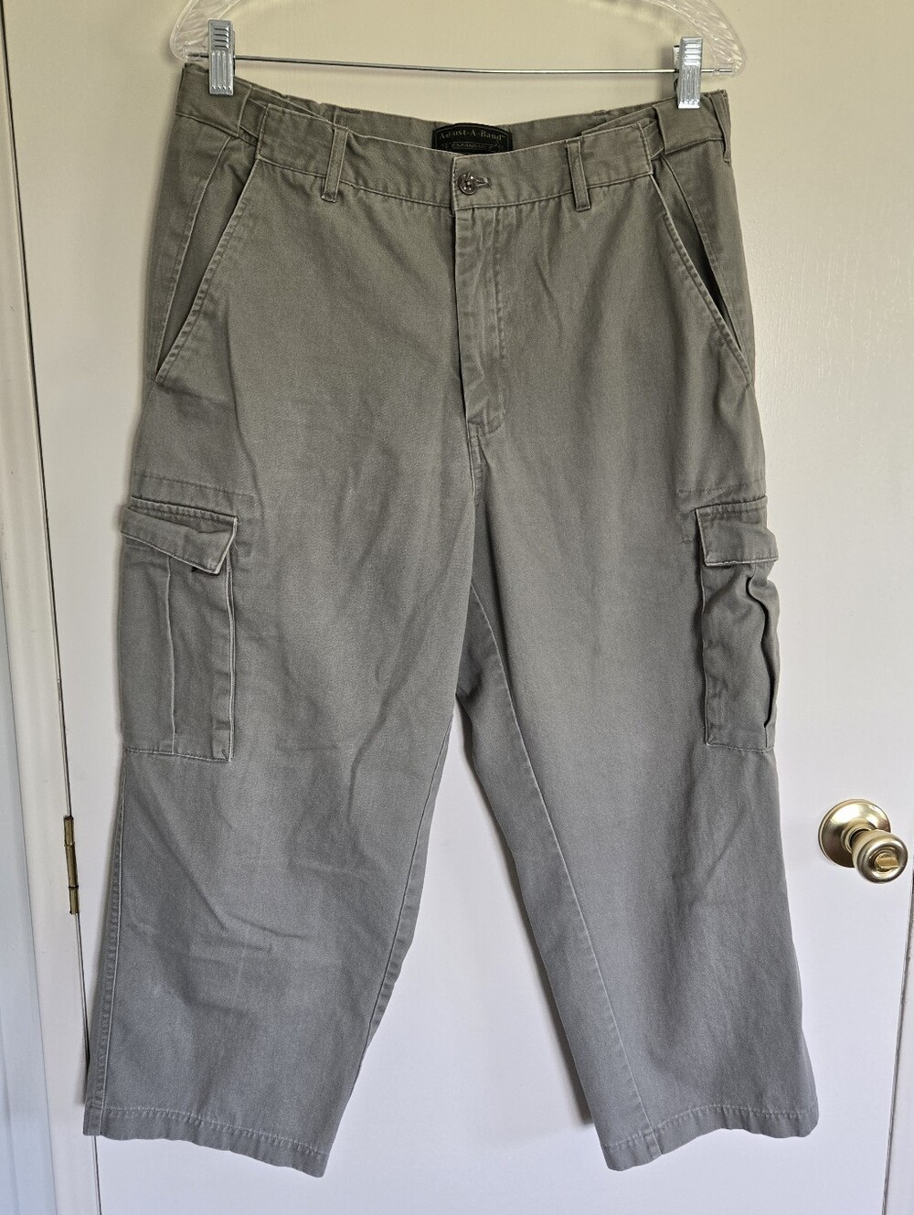 Adjust A Band Men's Cargo Pants 34 M Green